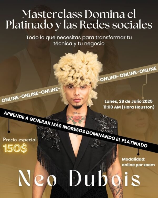 Masterclass: Platinado, Redes Sociales y Servicio al Cliente — Todo en Uno